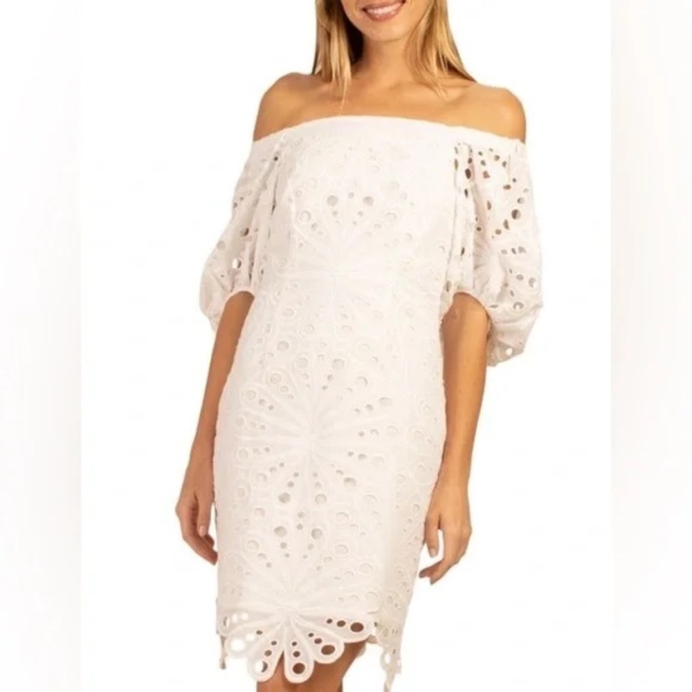 Trina Turk SWEET Off-the-shoulder Dress